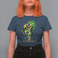Brazil Soccer Fan 2026 Gift T Shirt For Women Vai Brasil