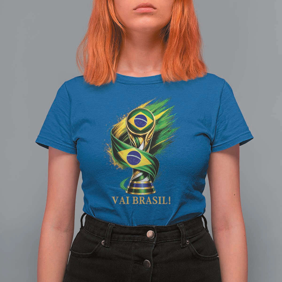 Brazil Soccer Fan 2026 Gift T Shirt For Women Vai Brasil