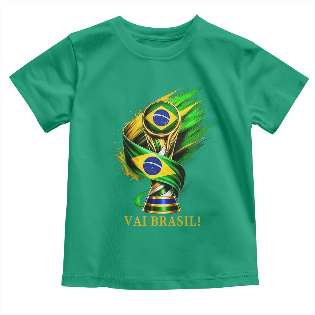 Brazil Soccer Fan 2026 Gift Toddler T Shirt Vai Brasil