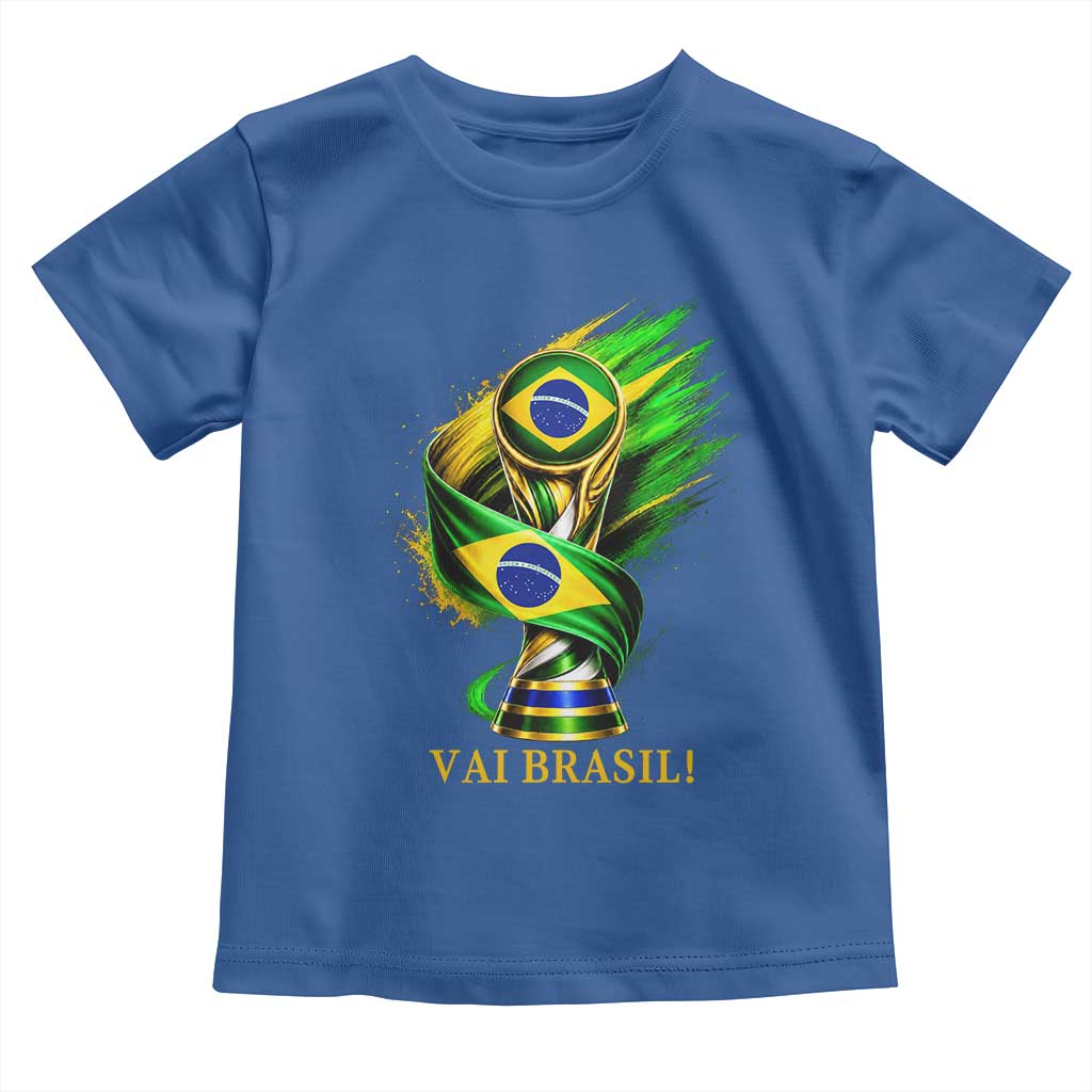 Brazil Soccer Fan 2026 Gift Toddler T Shirt Vai Brasil