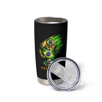 Brazil Soccer Fan 2026 Gift Tumbler Cup Vai Brasil