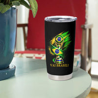 Brazil Soccer Fan 2026 Gift Tumbler Cup Vai Brasil