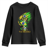 Brazil Soccer Fan 2026 Gift Youth Sweatshirt Vai Brasil