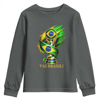 Brazil Soccer Fan 2026 Gift Youth Sweatshirt Vai Brasil