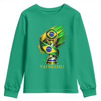 Brazil Soccer Fan 2026 Gift Youth Sweatshirt Vai Brasil