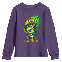 Brazil Soccer Fan 2026 Gift Youth Sweatshirt Vai Brasil