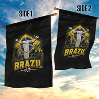 Brazilian Futbol 2026 Garden Flag Christ The Redeemer Football Pride