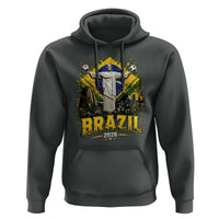 Brazilian Futbol 2026 Hoodie Christ The Redeemer Football Pride