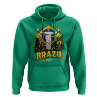 Brazilian Futbol 2026 Hoodie Christ The Redeemer Football Pride