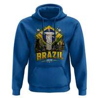 Brazilian Futbol 2026 Hoodie Christ The Redeemer Football Pride