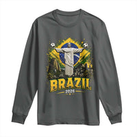 Brazilian Futbol 2026 Long Sleeve Shirt Christ The Redeemer Football Pride