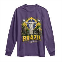 Brazilian Futbol 2026 Long Sleeve Shirt Christ The Redeemer Football Pride