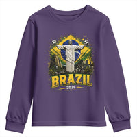 Brazilian Futbol 2026 Youth Sweatshirt Christ The Redeemer Football Pride