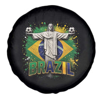 Latin Pride Christ The Redeemer Graphic Spare Tire Cover Brazilian Football 2026