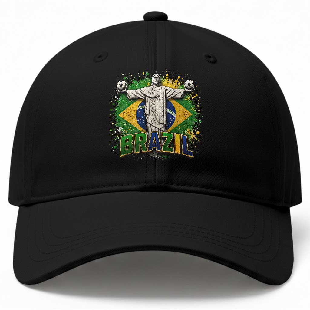 Latin Pride Christ The Redeemer Graphic Baseball Cap Brazilian Football 2026