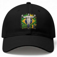 Latin Pride Christ The Redeemer Graphic Baseball Cap Brazilian Football 2026