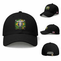 Latin Pride Christ The Redeemer Graphic Baseball Cap Brazilian Football 2026