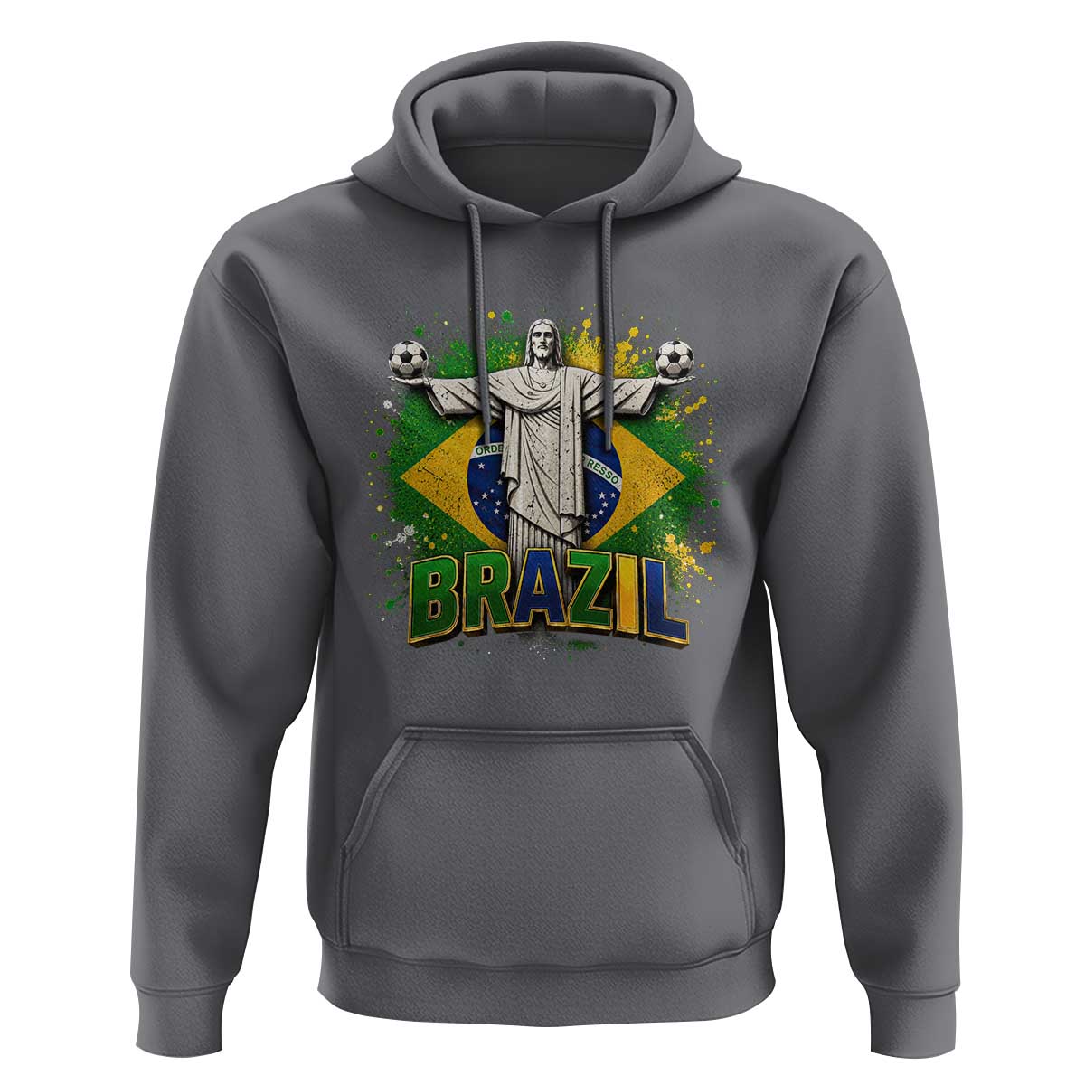 Latin Pride Christ The Redeemer Graphic Hoodie Brazilian Football 2026
