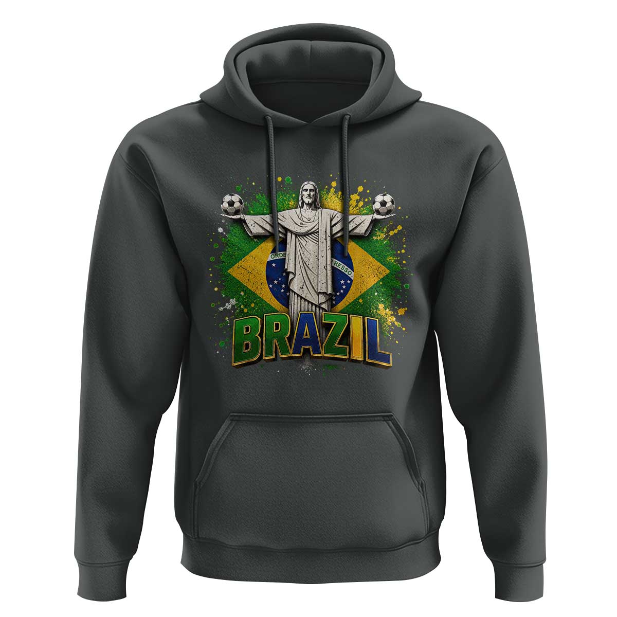 Latin Pride Christ The Redeemer Graphic Hoodie Brazilian Football 2026