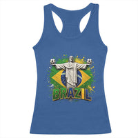 Latin Pride Christ The Redeemer Graphic Racerback Tank Top Brazilian Football 2026