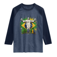Latin Pride Christ The Redeemer Graphic Raglan Shirt Brazilian Football 2026