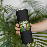 Latin Pride Christ The Redeemer Graphic Skinny Tumbler Brazilian Football 2026