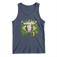 Latin Pride Christ The Redeemer Graphic Tank Top Brazilian Football 2026