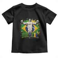 Latin Pride Christ The Redeemer Graphic Toddler T Shirt Brazilian Football 2026