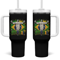 Latin Pride Christ The Redeemer Graphic Tumbler With Handle Brazilian Football 2026