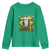 Latin Pride Christ The Redeemer Graphic Youth Sweatshirt Brazilian Football 2026