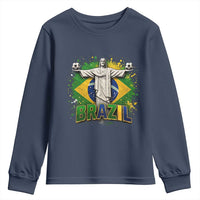 Latin Pride Christ The Redeemer Graphic Youth Sweatshirt Brazilian Football 2026
