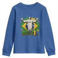 Latin Pride Christ The Redeemer Graphic Youth Sweatshirt Brazilian Football 2026