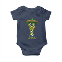 Brazil Football Supporter Gift Baby Onesie Vai Brasil