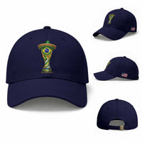 Brazil Football Supporter Gift Baseball Cap Vai Brasil