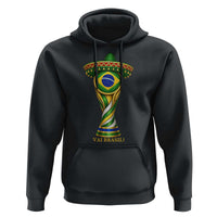 Brazil Football Supporter Gift Hoodie Vai Brasil