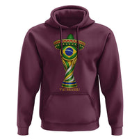 Brazil Football Supporter Gift Hoodie Vai Brasil
