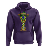 Brazil Football Supporter Gift Hoodie Vai Brasil