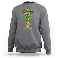 Brazil Football Supporter Gift Sweatshirt Vai Brasil