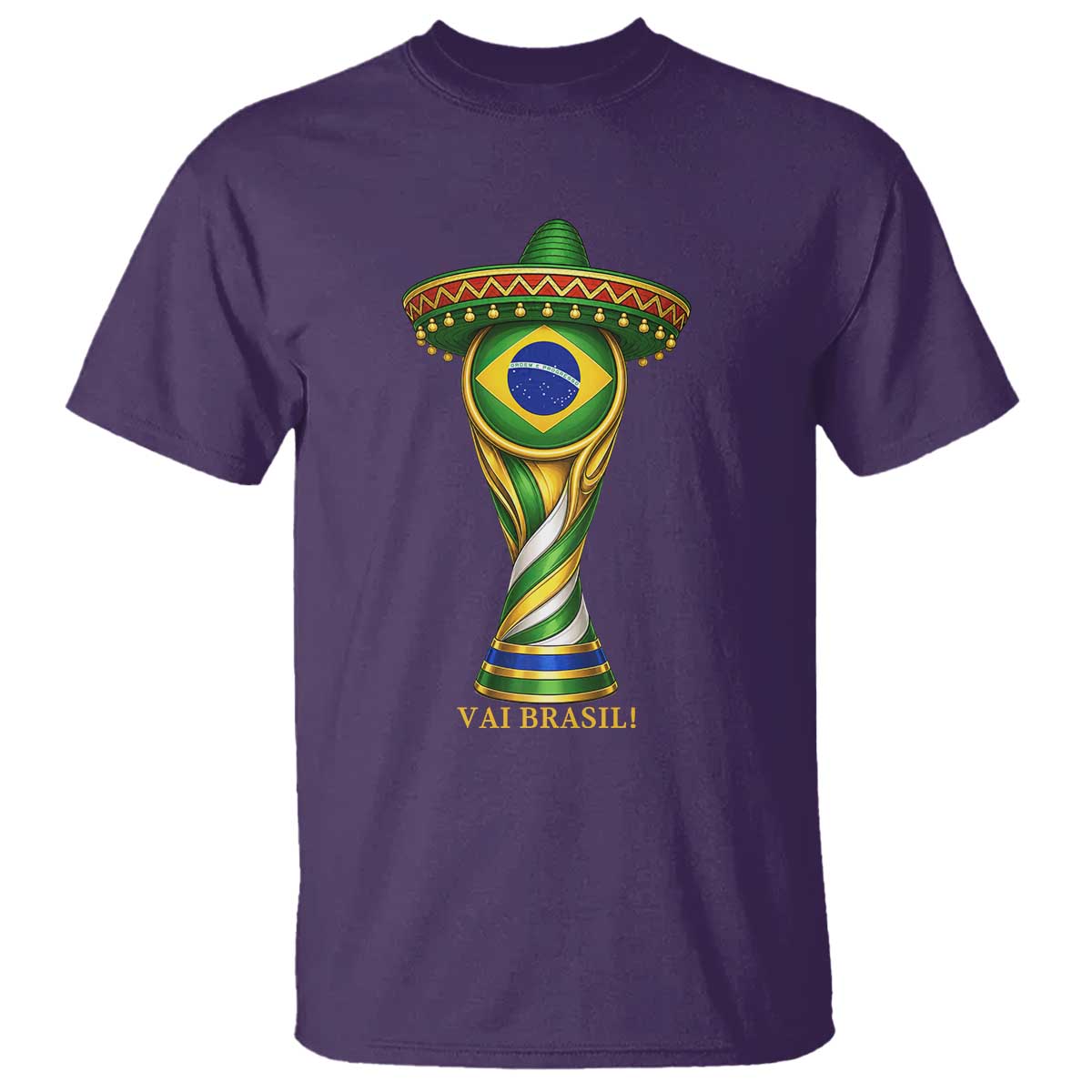 Brazil Football Supporter Gift T Shirt Vai Brasil