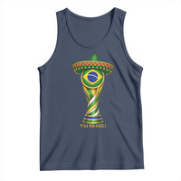 Brazil Football Supporter Gift Tank Top Vai Brasil