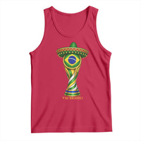 Brazil Football Supporter Gift Tank Top Vai Brasil