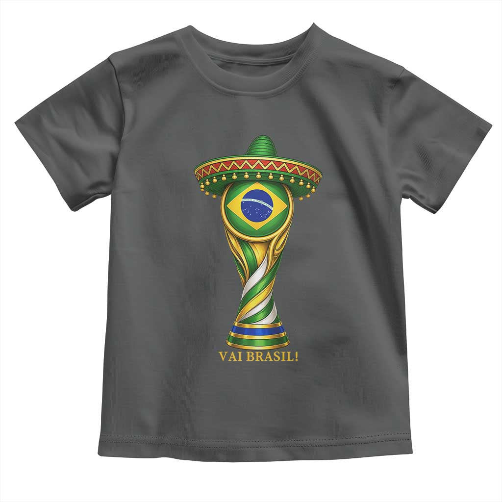 Brazil Football Supporter Gift Toddler T Shirt Vai Brasil