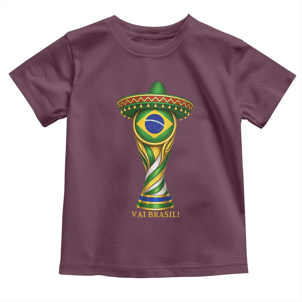Brazil Football Supporter Gift Toddler T Shirt Vai Brasil