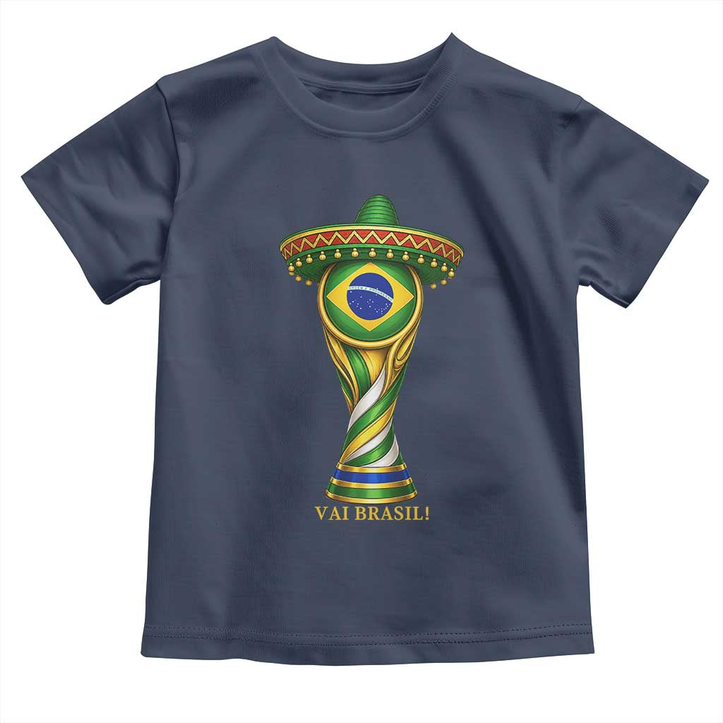 Brazil Football Supporter Gift Toddler T Shirt Vai Brasil