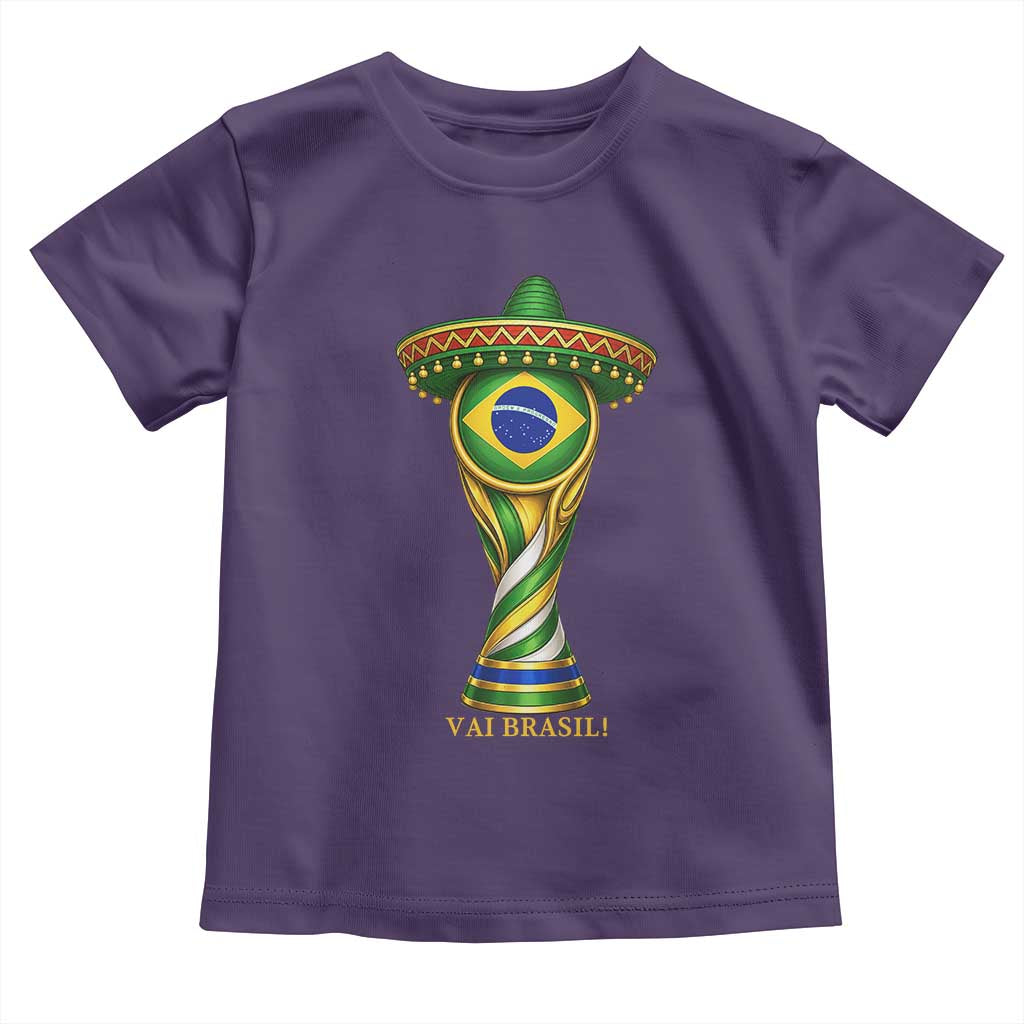 Brazil Football Supporter Gift Toddler T Shirt Vai Brasil