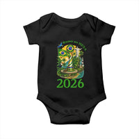 Rumo Ao Hexa Baby Onesie Brazil Soccer Fan 2026 Graphic