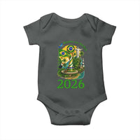 Rumo Ao Hexa Baby Onesie Brazil Soccer Fan 2026 Graphic