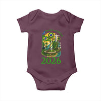Rumo Ao Hexa Baby Onesie Brazil Soccer Fan 2026 Graphic