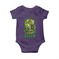 Rumo Ao Hexa Baby Onesie Brazil Soccer Fan 2026 Graphic