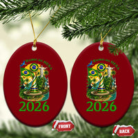 Rumo Ao Hexa Ceramic Ornament Brazil Soccer Fan 2026 Graphic
